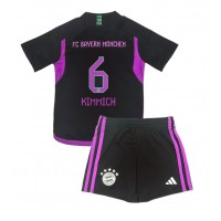 Fotballdrakt Barn Bayern Munich Joshua Kimmich #6 Bortedraktsett 2023-24 Kortermet (+ Korte bukser)